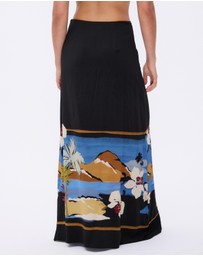 Minima Esenciales - Moonlit Palms Maxi Skirt
