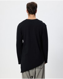 Surrounded By Ghosts - The Phenakite French Terry Assymetrical Hem Jumper