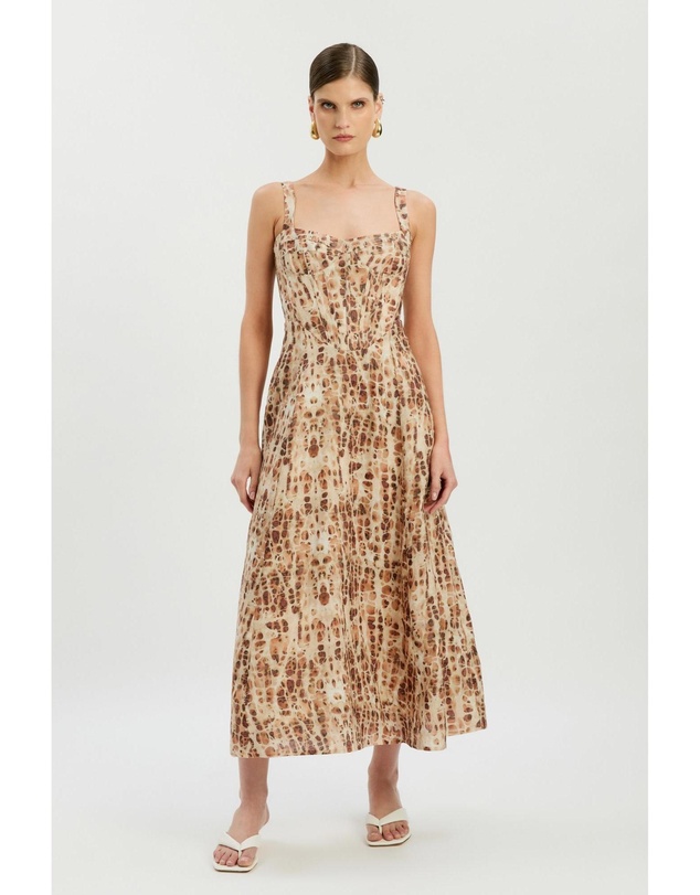 Bardot - Lilah Corset Midi Dress