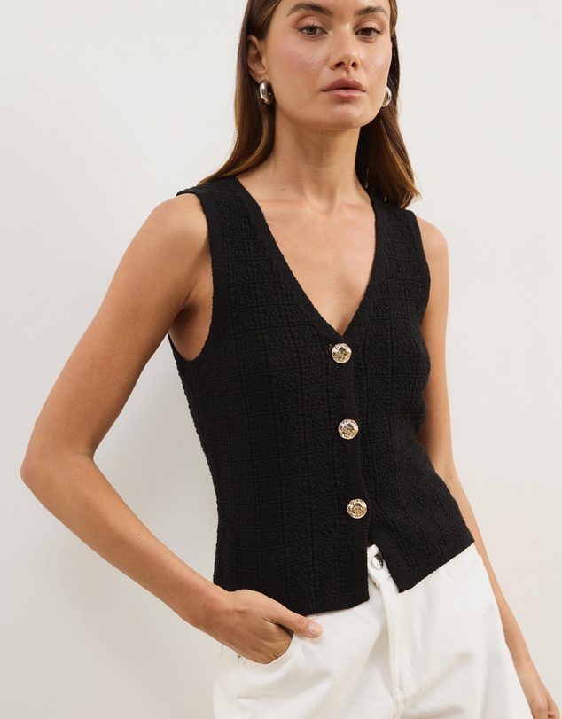 Atmos&Here - Tia Sleeveless Knit Vest