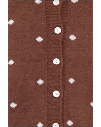 Petal & Pup - Karia Polka Dot Cardigan - Brown