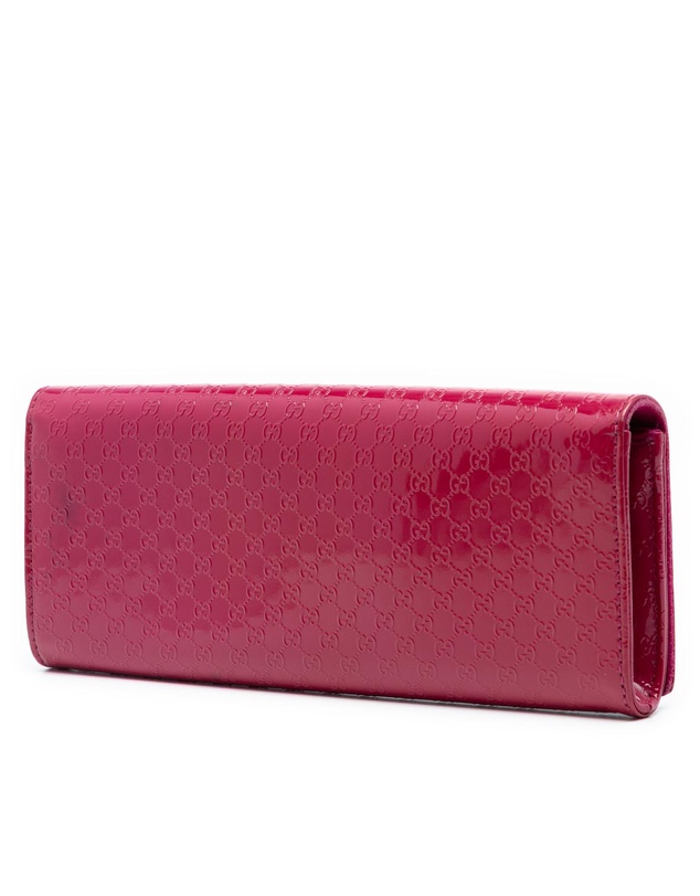 Pre-Loved by Azura Reborn - Pre-Loved Microguccissima Patent Broadway Clutch