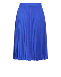 City Chic - Plus size Petra Pleat Midi Skirt - cerulean