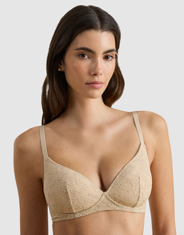 Lauren by Ralph Lauren - Everyday Lace Lightly-Padded Bralette