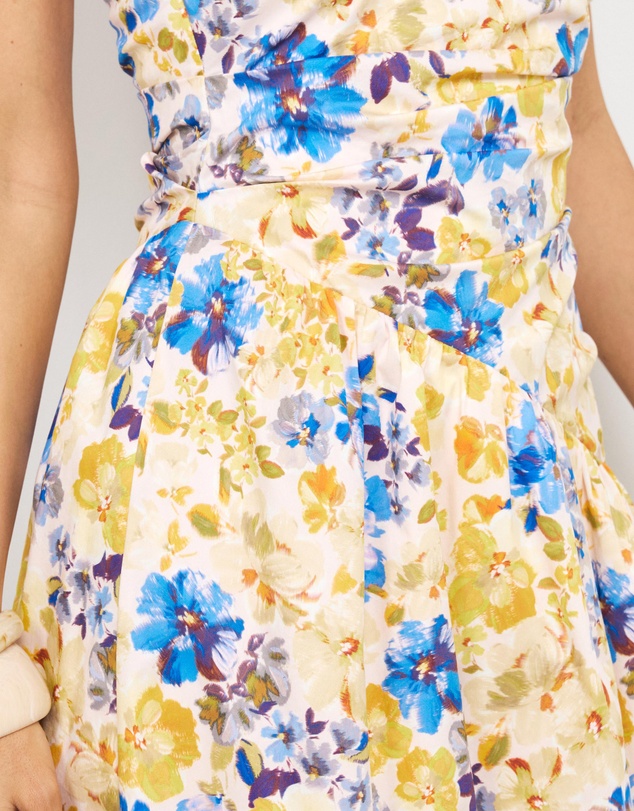 AERE - Elodie Cotton Strapless Maxi Dress