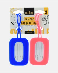 Milleni - Milleni Travel Silicone Luggage Tags (2 PK)
