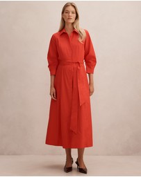Forever New - Sally Cotton Shirt Midi Dress