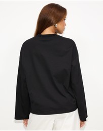 Dazie - Nostalgia Oversized Long Sleeve Tee