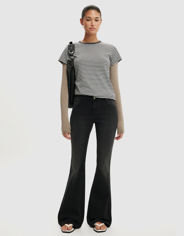Cotton On - Mid Rise Bootcut Jeans