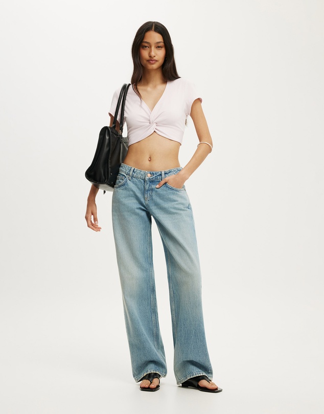 Cotton On - Bri Cropped Cardi Tee