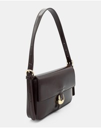 Morgan & Taylor - Faith Shoulder Handbag in Chocolate Brown