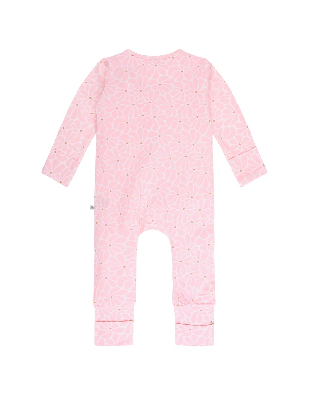 Kynd Baby - Day or Night Onesie in Hibiscus
