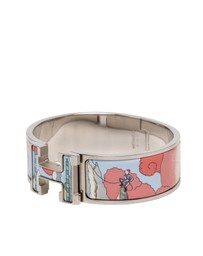 Pre-Loved by Azura Reborn - Pre-Loved Wide Enamel Cosmographia Universalis Clic Clac H Bracelet PM