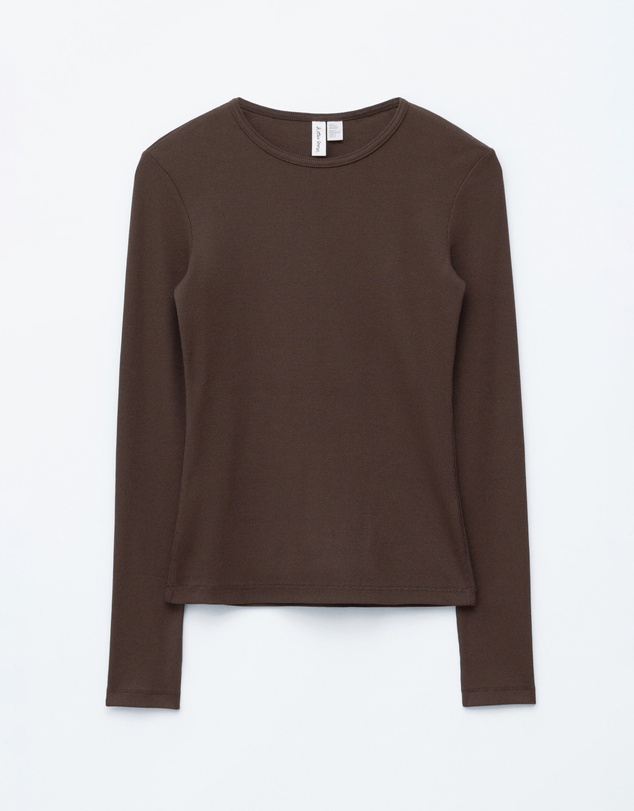 & Other Stories - Ribbed LS Top