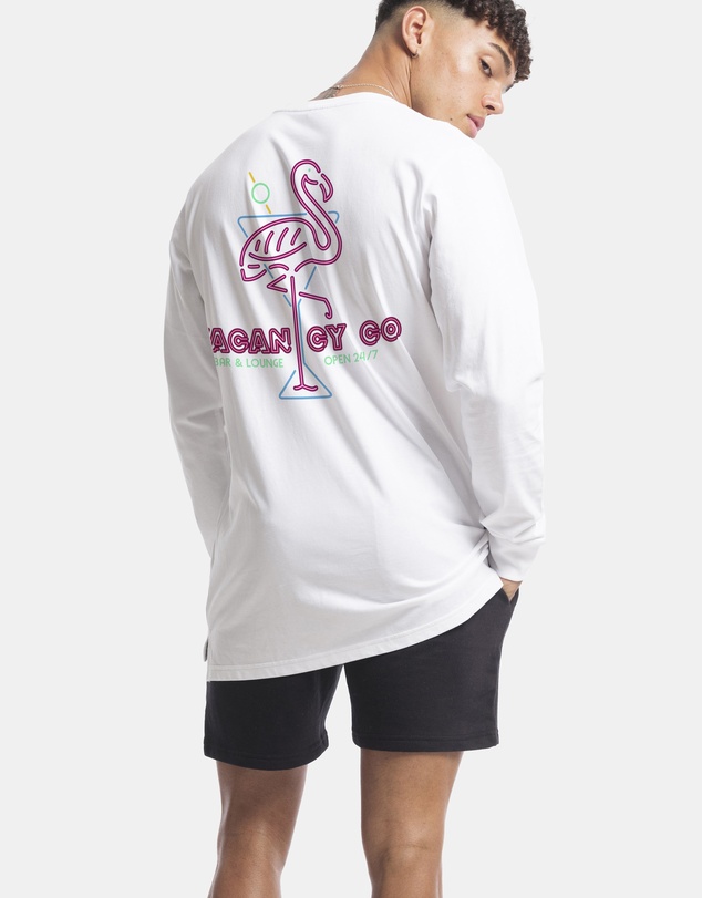 Vacancy Co - Flamingo Club Long Sleeve Tee