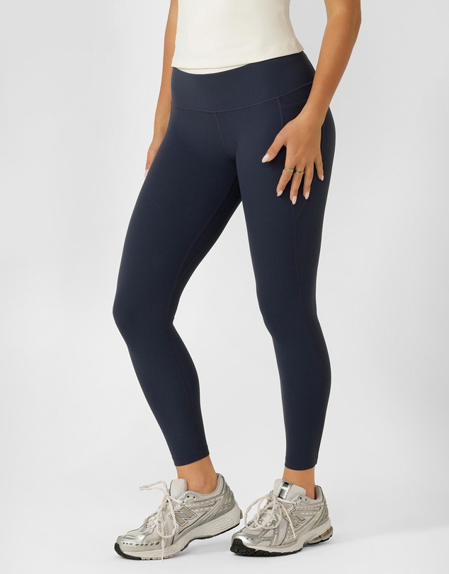 Lorna Jane - Siren Luxe Rib Ankle Biter Leggings