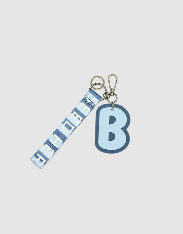 Seed Heritage - Stripe Strap Initial Keyring
