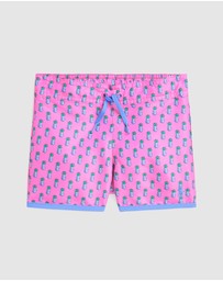 Polo Ralph Lauren - Pineapple Print Swim Trunks - Kids