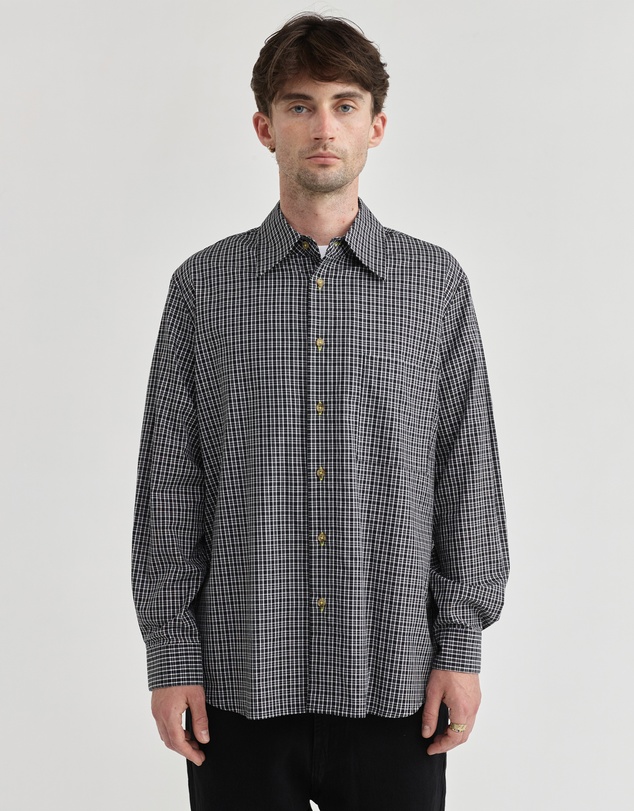 PSEUSHI - LS Plaid Shirt