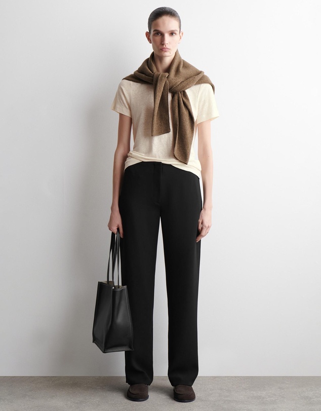 COS - Crew-Neck Linen T-Shirt