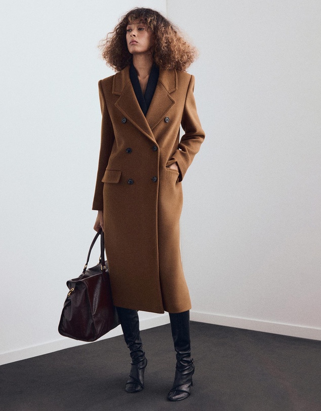 M.N.G - Double-Breasted Wool Coat