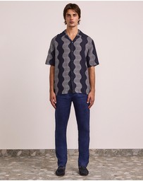 Frescobol Carioca - Roberto Linen SS Shirt