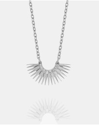 Rachel Jackson - Mini Rising Sun Necklace Silver
