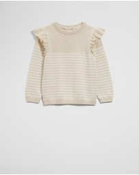 Country Road - Organically Grown Cotton Logo Frilled Knit