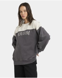 Volcom - Womens Stone Blocked Crew Neck