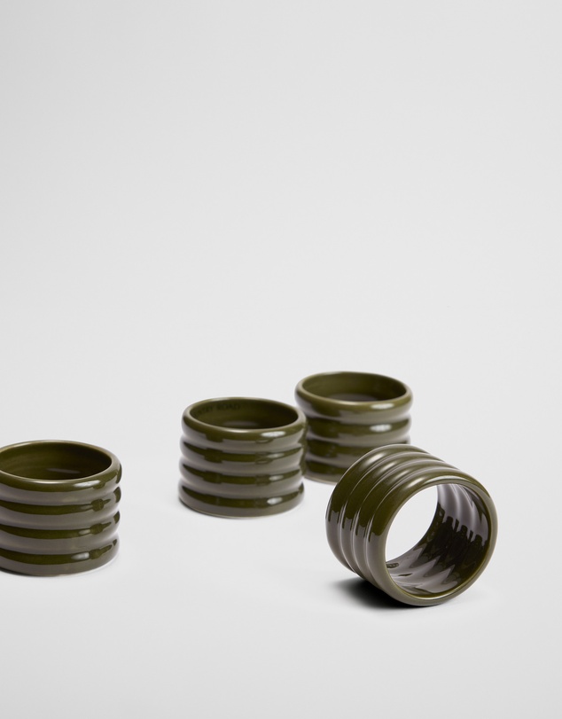 Country Road - Fraser Napkin Ring Set Of 4