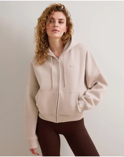 TALA - Oversized Zip Through Hoodie