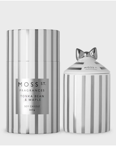 Moss St Fragrances - Tonka Bean & Maple Ceramic Candle 360g