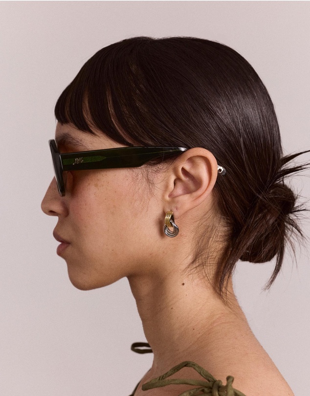 Damson Madder - Oversized Aviator Sunglasses