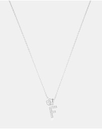 Georgini - Georgini Luxury Letters F Initial Pendant Silver