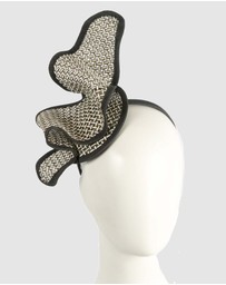 Max Alexander - Black and Cream Derby Day Racing Fascinator