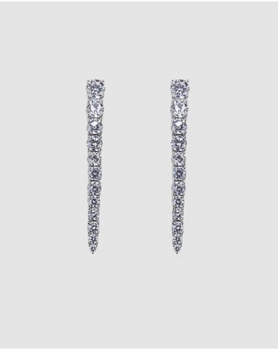 Izoa - Josephine Cubic Zirconia Earrings