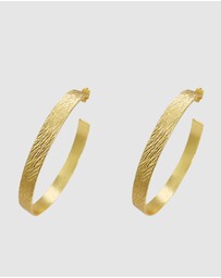 Meshca - Imprint Textured Hoops