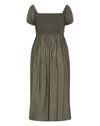 City Chic - Abbigail Split Maxi Dress