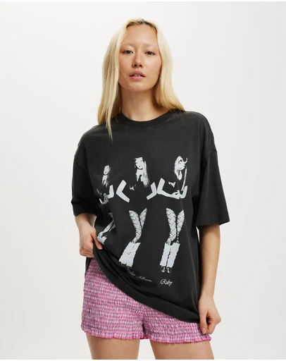 Cotton On - The Lcn Music Boxy Graphic Tee