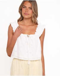 Petal & Pup - Marnie Top - White