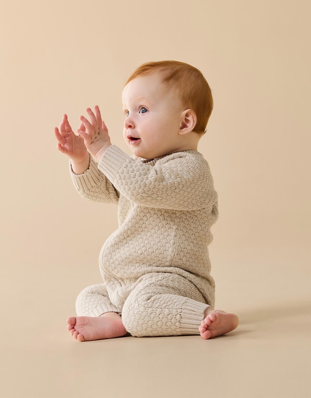 Wilson & Frenchy - Organic Knitted Bubble Growsuit - Babies