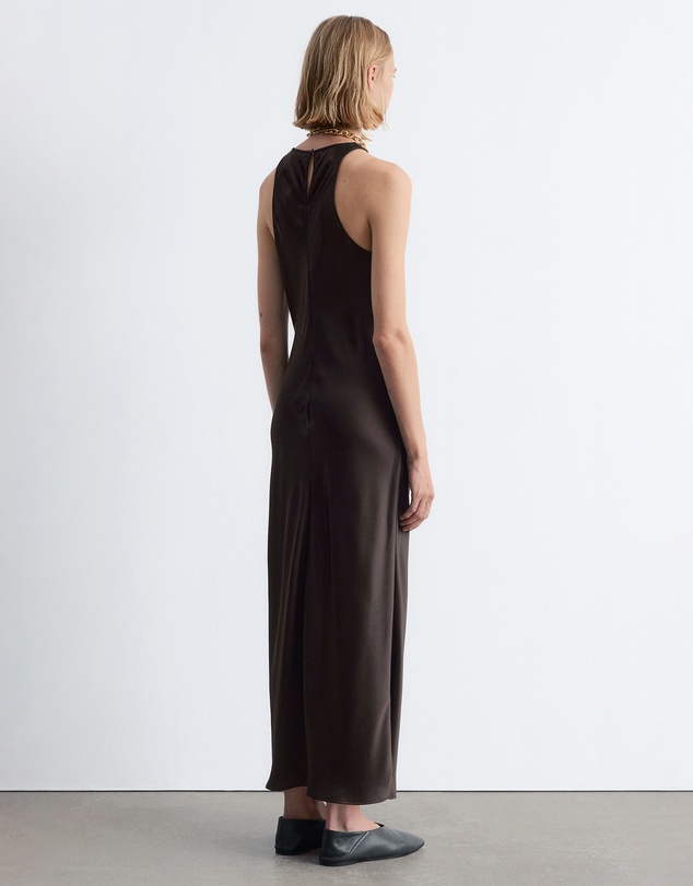 & Other Stories - Sleeveless Satin Midi Dress