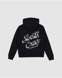 Santa Cruz - OS Ribbon Script Chest Hoodie - Kids