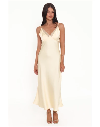 Petal & Pup - Hobi Midi Dress - Butter Yellow