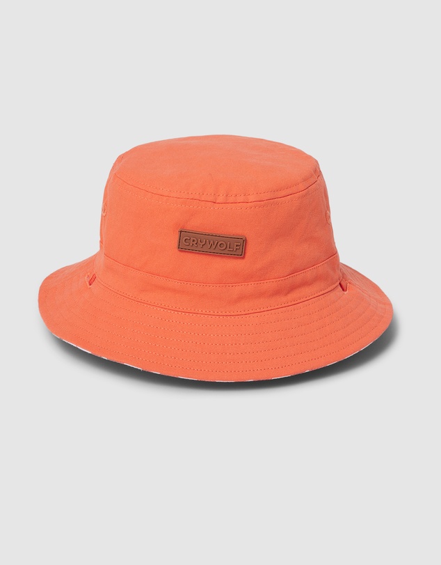 Crywolf - SWIM BUCKET HAT Sunset Check