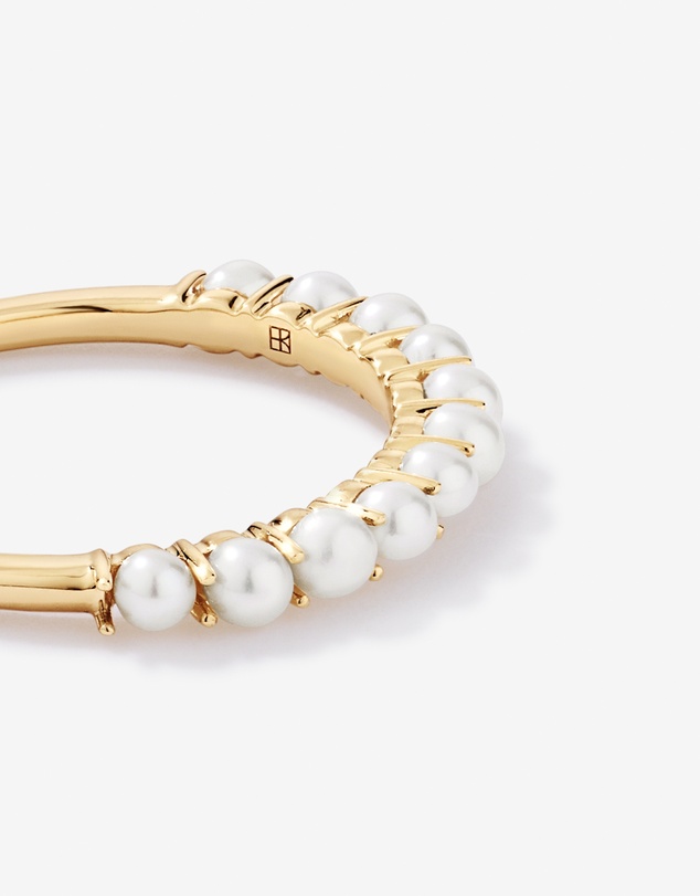 Michael Hill - Cultured Freshwater Pearl Band Ring in 10kt Gold