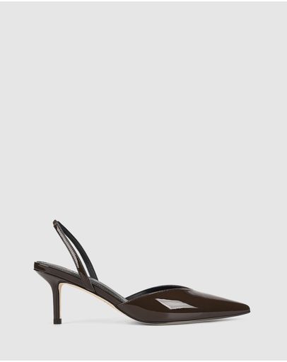 Chocolate Brown Patent Leather