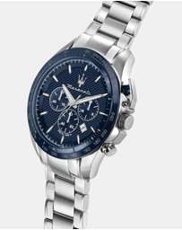 Maserati - Traguardo 45mm Stainless Steel Chronograph Watch