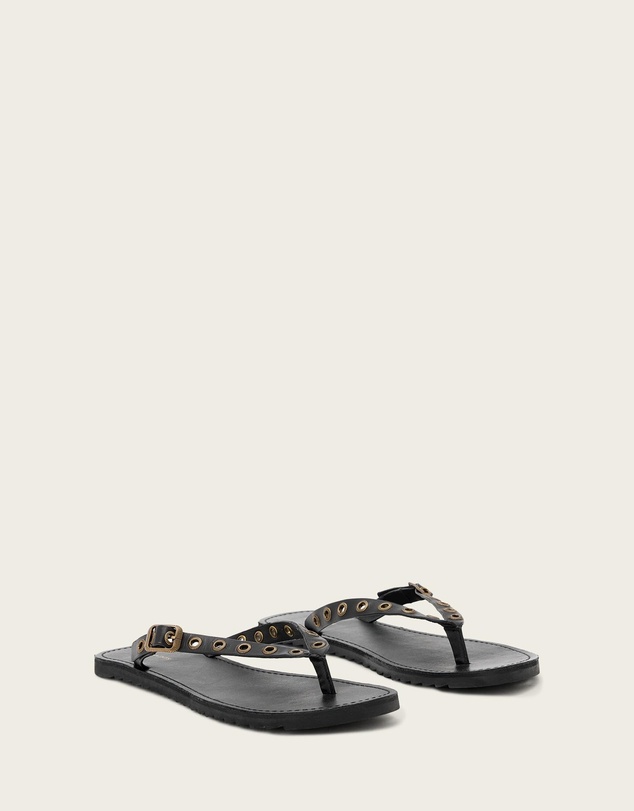 AllSaints - Sydney Eyelet Sandals