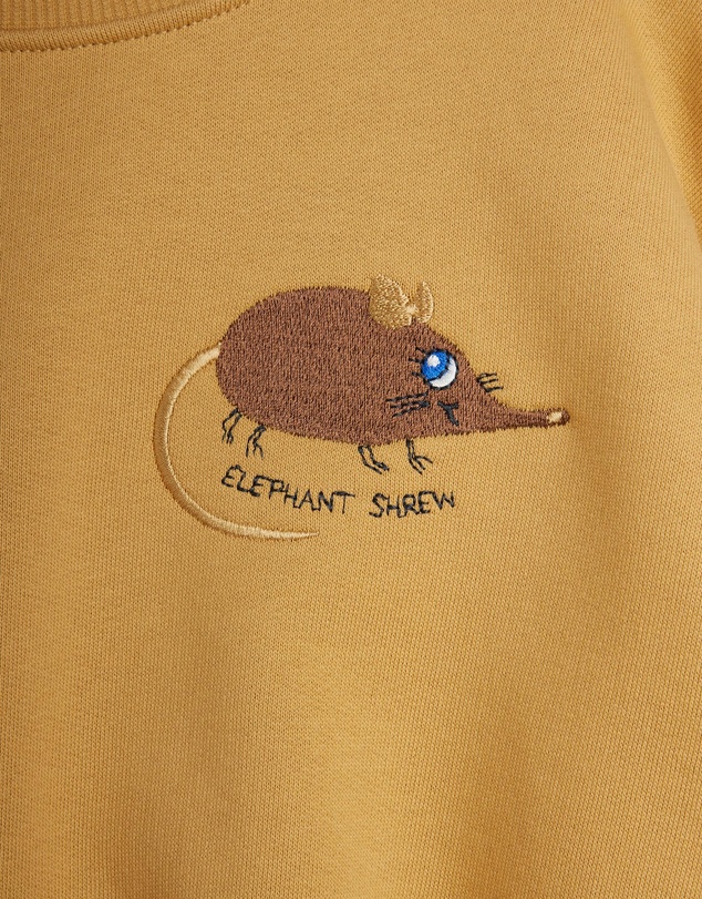 Mini Rodini - Elephant Shrew Embroidered Sweatshirt - Babies-Teens